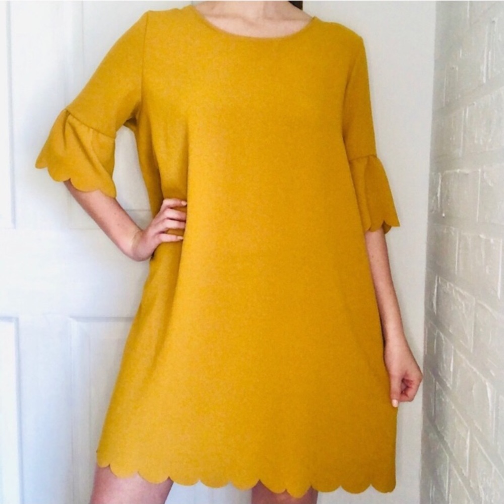 Pinkblush maturity Yellow dress size M